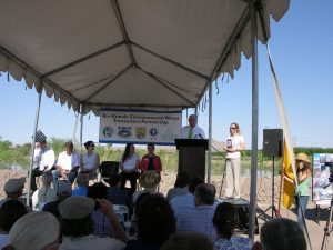 USIBWC irrigation ceremony, June 2014